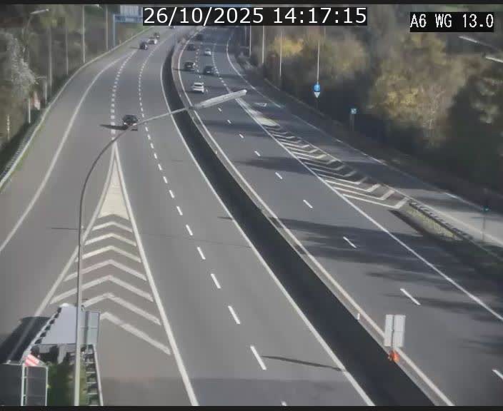 <h2>Traffic live webcam Luxembourg Mamer - A6 - BK 13 - direction Luxembourg/France/Allemagne</h2>