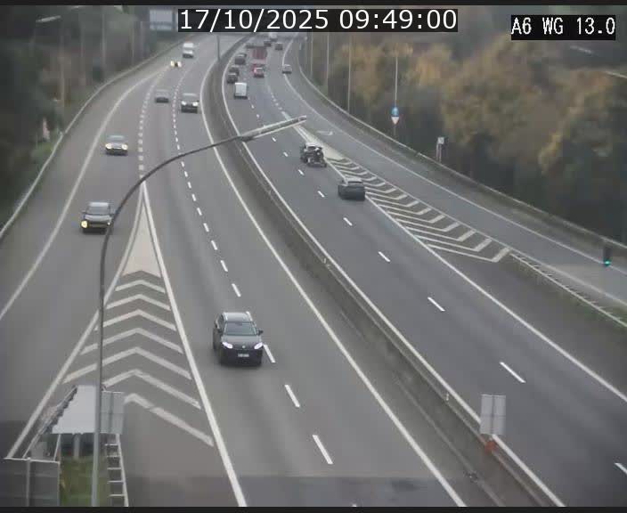 <h2>Traffic live webcam Luxembourg Mamer - A6 - BK 13 - direction Luxembourg/France/Allemagne</h2>