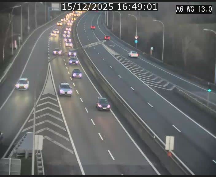 <h2>Traffic live webcam Luxembourg Mamer - A6 - BK 13 - direction Luxembourg/France/Allemagne</h2>