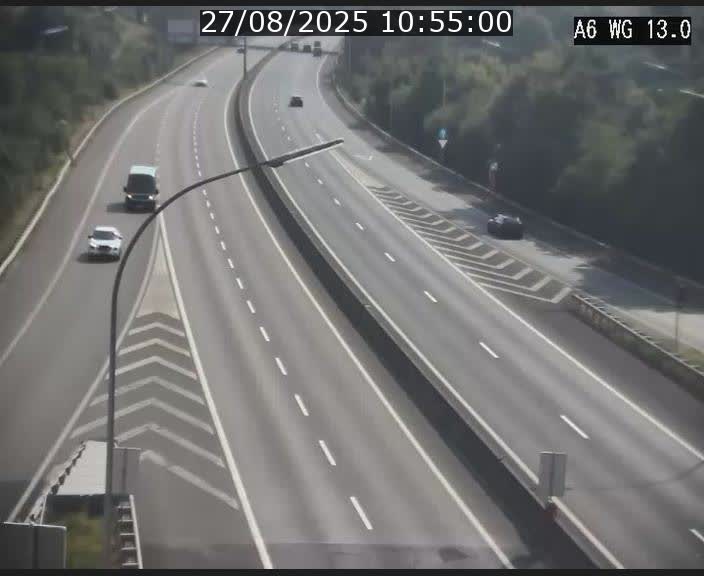 <h2>Traffic live webcam Luxembourg Mamer - A6 - BK 13 - direction Luxembourg/France/Allemagne</h2>