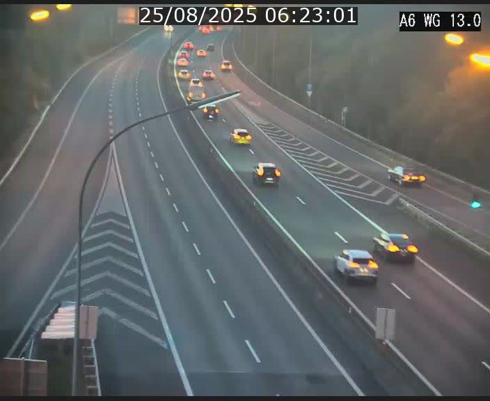 <h2>Traffic live webcam Luxembourg Mamer - A6 - BK 13 - direction Luxembourg/France/Allemagne</h2>