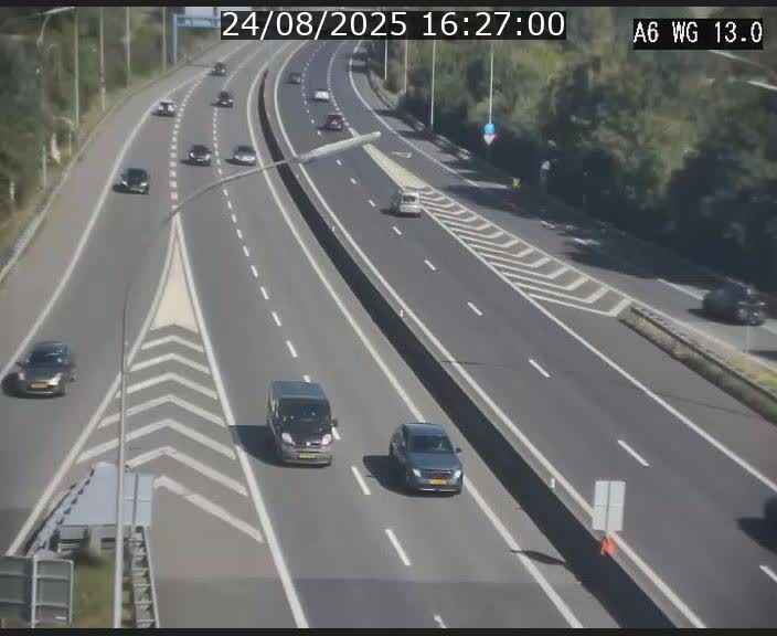 <h2>Traffic live webcam Luxembourg Mamer - A6 - BK 13 - direction Luxembourg/France/Allemagne</h2>