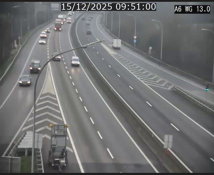 <h2>Traffic live webcam Luxembourg Mamer - A6 - BK 13 - direction Luxembourg/France/Allemagne</h2>