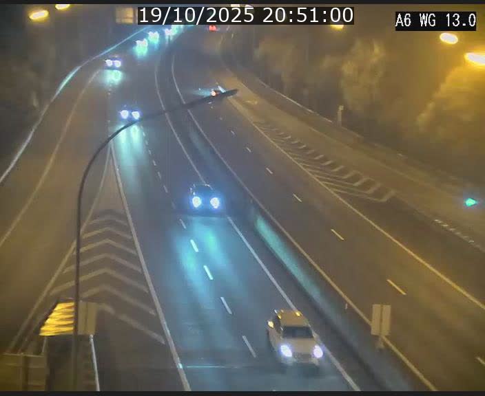 <h2>Traffic live webcam Luxembourg Mamer - A6 - BK 13 - direction Luxembourg/France/Allemagne</h2>
