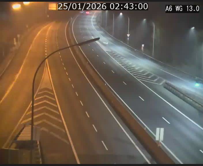 <h2>Traffic live webcam Luxembourg Mamer - A6 - BK 13 - direction Luxembourg/France/Allemagne</h2>