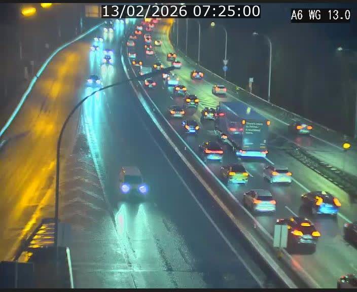 <h2>Traffic live webcam Luxembourg Mamer - A6 - BK 13 - direction Luxembourg/France/Allemagne</h2>