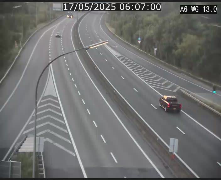 <h2>Traffic live webcam Luxembourg Mamer - A6 - BK 13 - direction Luxembourg/France/Allemagne</h2>