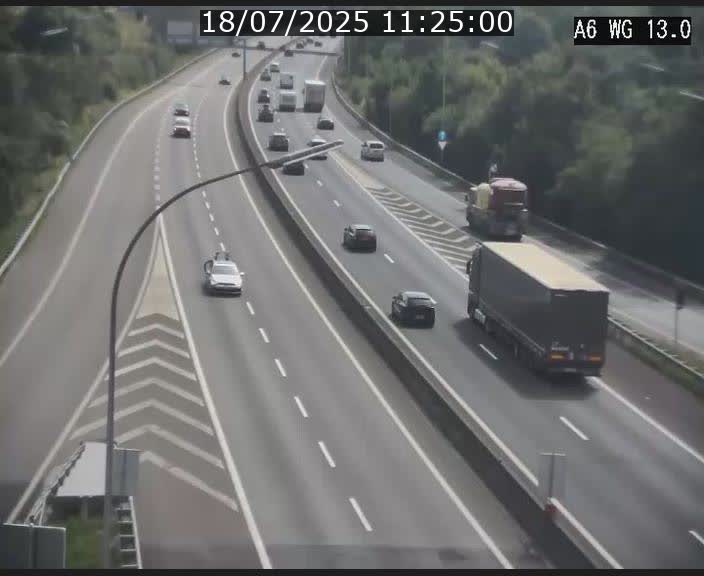 <h2>Traffic live webcam Luxembourg Mamer - A6 - BK 13 - direction Luxembourg/France/Allemagne</h2>