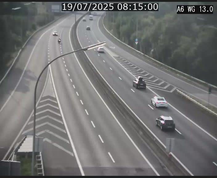 <h2>Traffic live webcam Luxembourg Mamer - A6 - BK 13 - direction Luxembourg/France/Allemagne</h2>