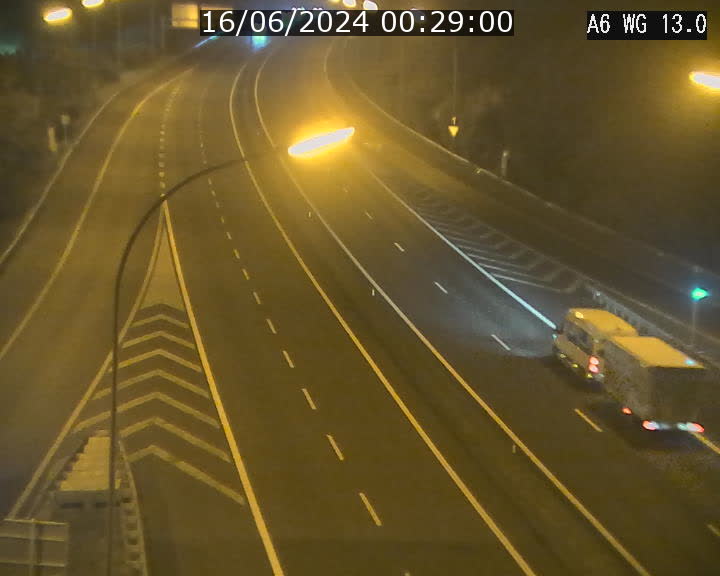 Traffic live webcam Luxembourg Mamer - A6 - BK 13 - direction Luxembourg/France/Allemagne