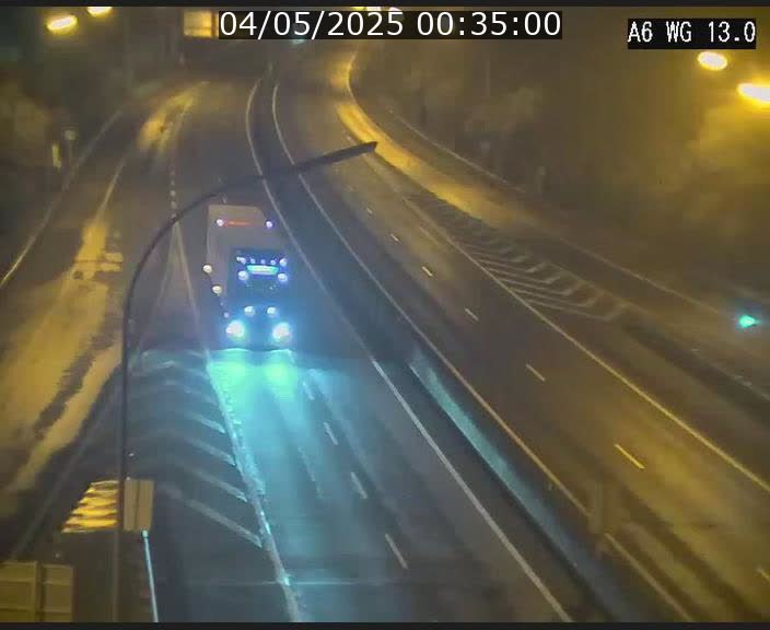 Traffic live webcam Luxembourg Mamer - A6 - BK 13 - direction Luxembourg/France/Allemagne