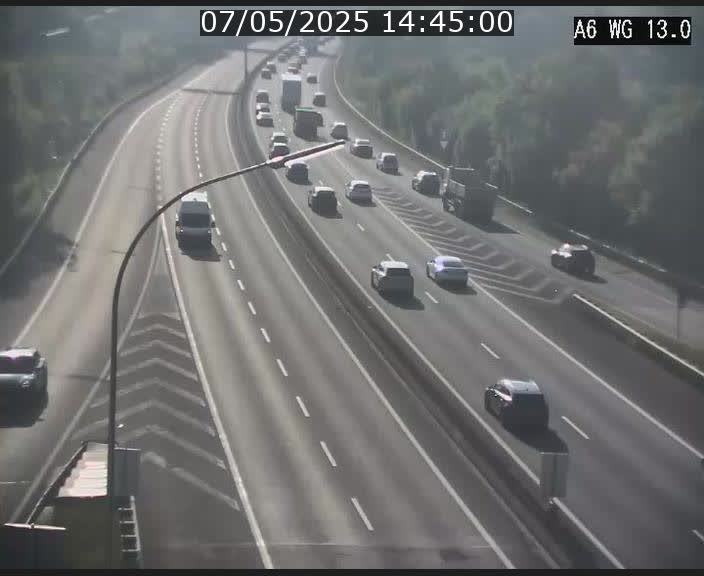 Traffic live webcam Luxembourg Mamer - A6 - BK 13 - direction Luxembourg/France/Allemagne
