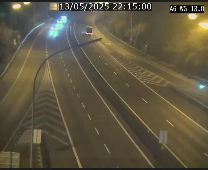 Traffic live webcam Luxembourg Mamer - A6 - BK 13 - direction Luxembourg/France/Allemagne