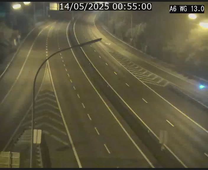 Traffic live webcam Luxembourg Mamer - A6 - BK 13 - direction Luxembourg/France/Allemagne