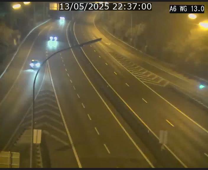 Traffic live webcam Luxembourg Mamer - A6 - BK 13 - direction Luxembourg/France/Allemagne