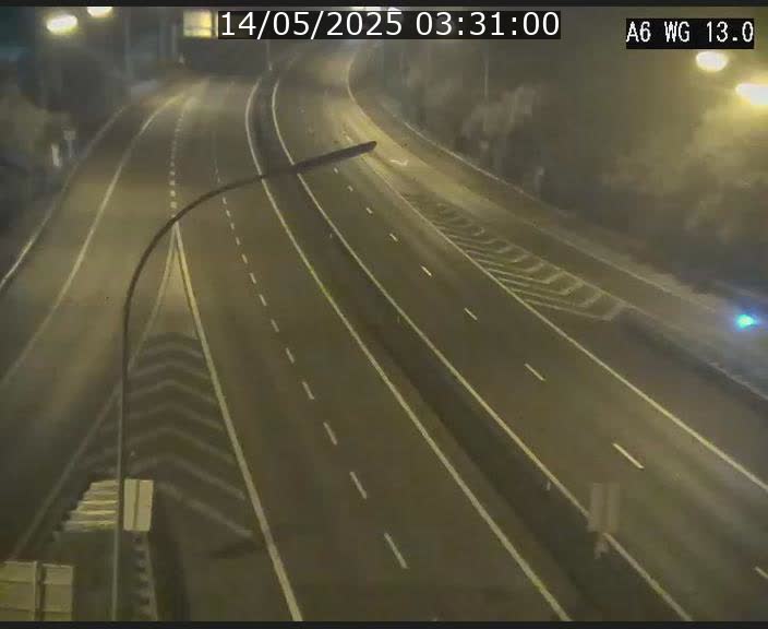 Traffic live webcam Luxembourg Mamer - A6 - BK 13 - direction Luxembourg/France/Allemagne