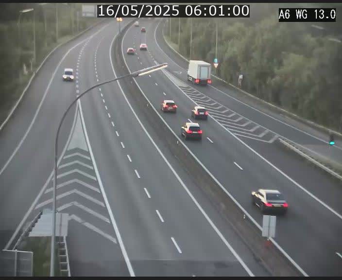 Traffic live webcam Luxembourg Mamer - A6 - BK 13 - direction Luxembourg/France/Allemagne