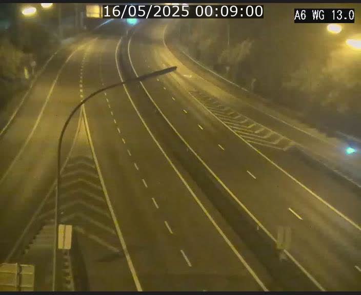 Traffic live webcam Luxembourg Mamer - A6 - BK 13 - direction Luxembourg/France/Allemagne