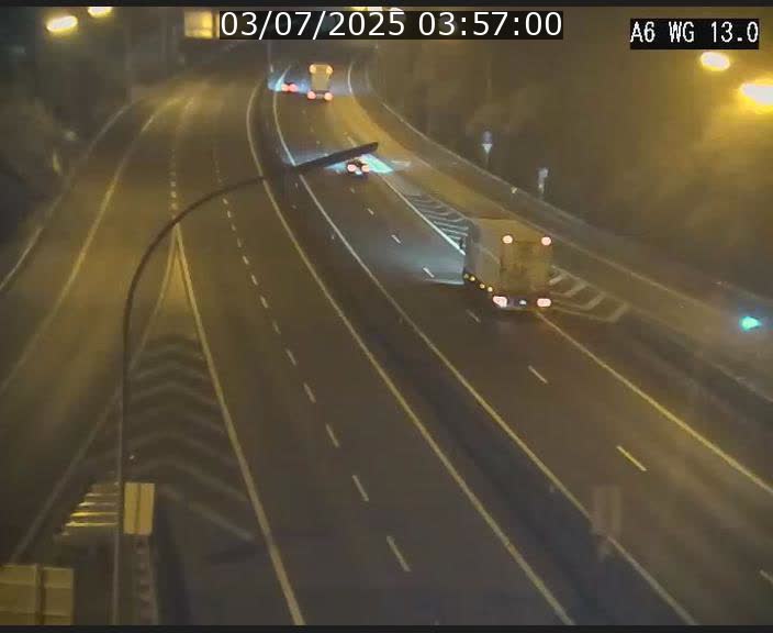 Traffic live webcam Luxembourg Mamer - A6 - BK 13 - direction Luxembourg/France/Allemagne