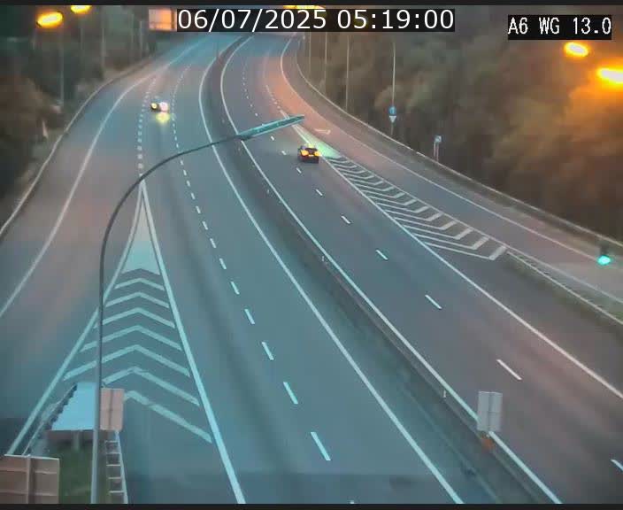 Traffic live webcam Luxembourg Mamer - A6 - BK 13 - direction Luxembourg/France/Allemagne