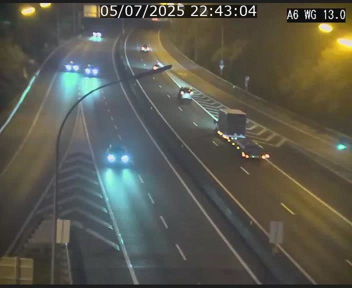 Traffic live webcam Luxembourg Mamer - A6 - BK 13 - direction Luxembourg/France/Allemagne