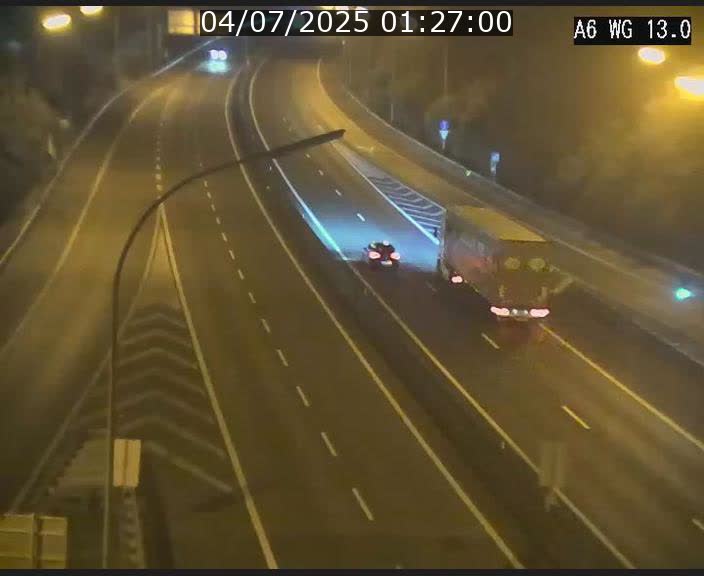Traffic live webcam Luxembourg Mamer - A6 - BK 13 - direction Luxembourg/France/Allemagne