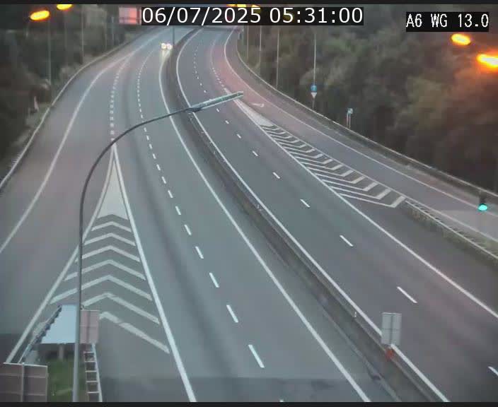Traffic live webcam Luxembourg Mamer - A6 - BK 13 - direction Luxembourg/France/Allemagne