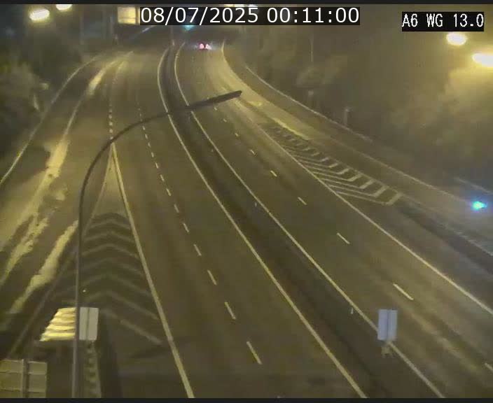 Traffic live webcam Luxembourg Mamer - A6 - BK 13 - direction Luxembourg/France/Allemagne