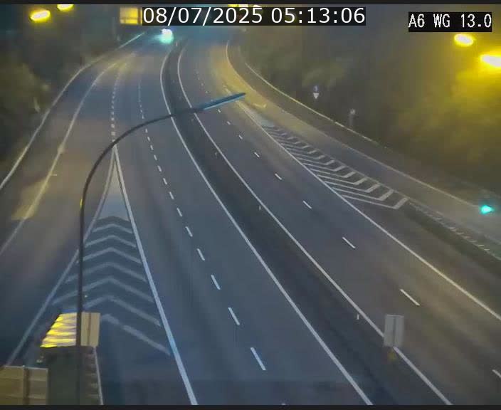 Traffic live webcam Luxembourg Mamer - A6 - BK 13 - direction Luxembourg/France/Allemagne