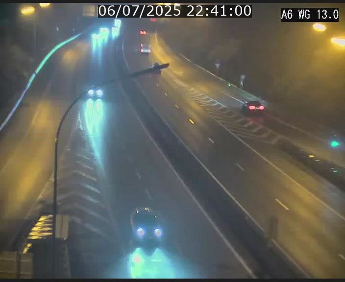Traffic live webcam Luxembourg Mamer - A6 - BK 13 - direction Luxembourg/France/Allemagne