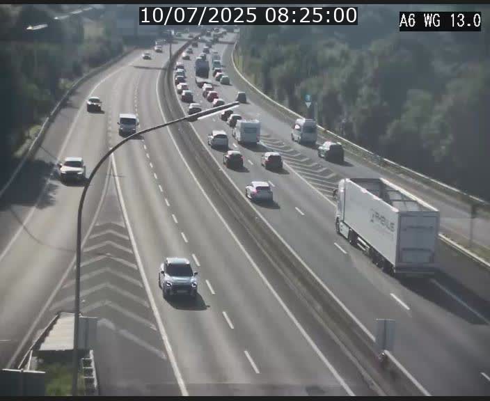 Traffic live webcam Luxembourg Mamer - A6 - BK 13 - direction Luxembourg/France/Allemagne