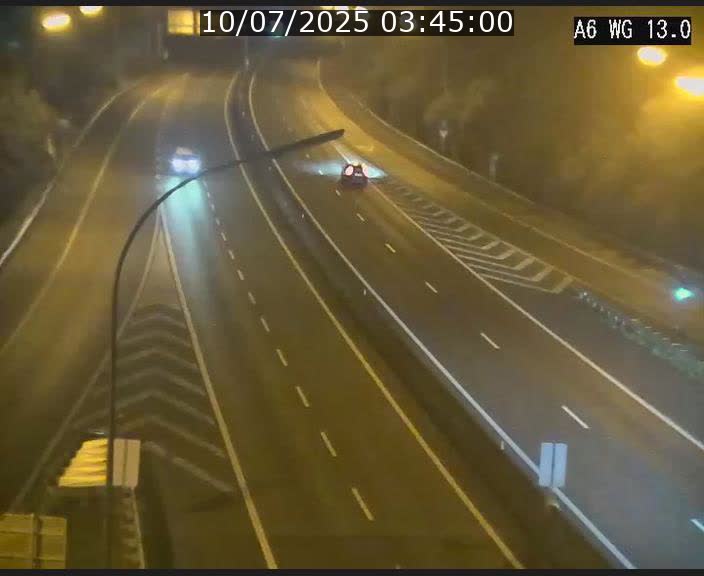 Traffic live webcam Luxembourg Mamer - A6 - BK 13 - direction Luxembourg/France/Allemagne