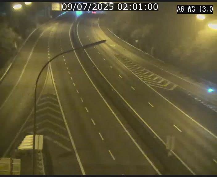 Traffic live webcam Luxembourg Mamer - A6 - BK 13 - direction Luxembourg/France/Allemagne