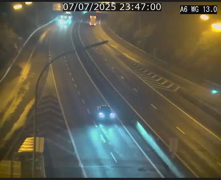 Traffic live webcam Luxembourg Mamer - A6 - BK 13 - direction Luxembourg/France/Allemagne