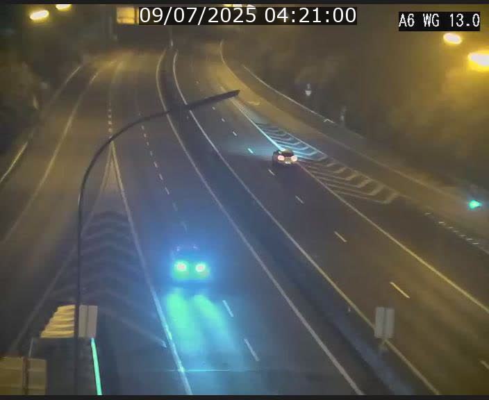 Traffic live webcam Luxembourg Mamer - A6 - BK 13 - direction Luxembourg/France/Allemagne