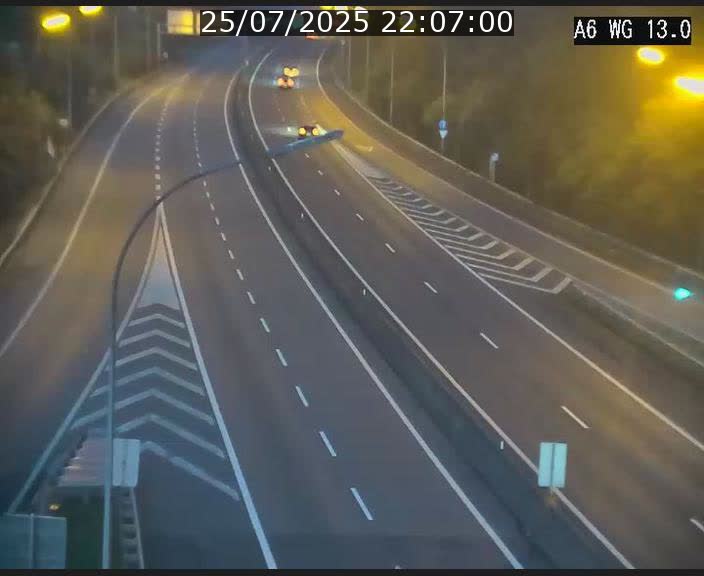 Traffic live webcam Luxembourg Mamer - A6 - BK 13 - direction Luxembourg/France/Allemagne