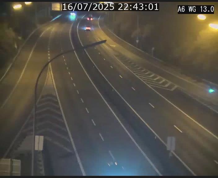 Traffic live webcam Luxembourg Mamer - A6 - BK 13 - direction Luxembourg/France/Allemagne