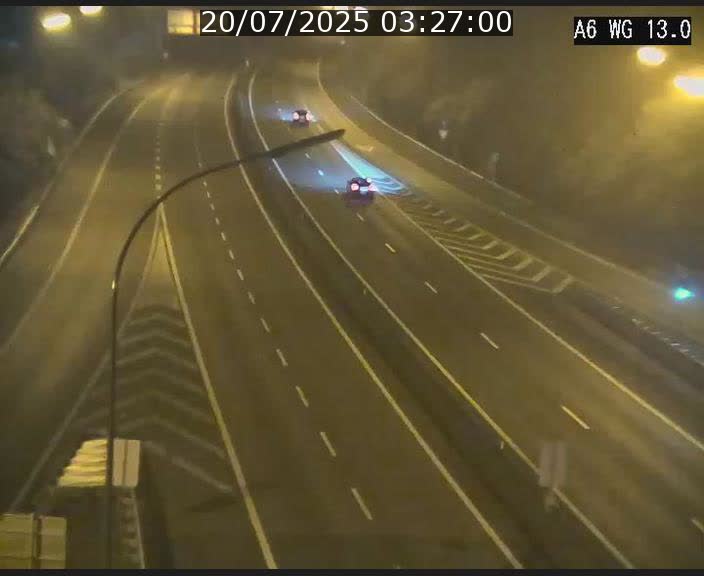 Traffic live webcam Luxembourg Mamer - A6 - BK 13 - direction Luxembourg/France/Allemagne