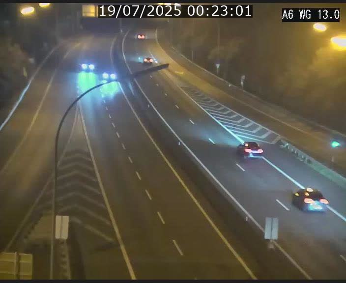 Traffic live webcam Luxembourg Mamer - A6 - BK 13 - direction Luxembourg/France/Allemagne