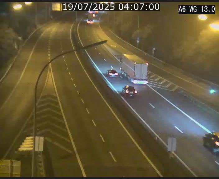 Traffic live webcam Luxembourg Mamer - A6 - BK 13 - direction Luxembourg/France/Allemagne