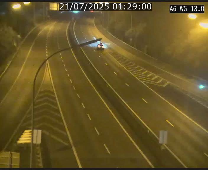 Traffic live webcam Luxembourg Mamer - A6 - BK 13 - direction Luxembourg/France/Allemagne