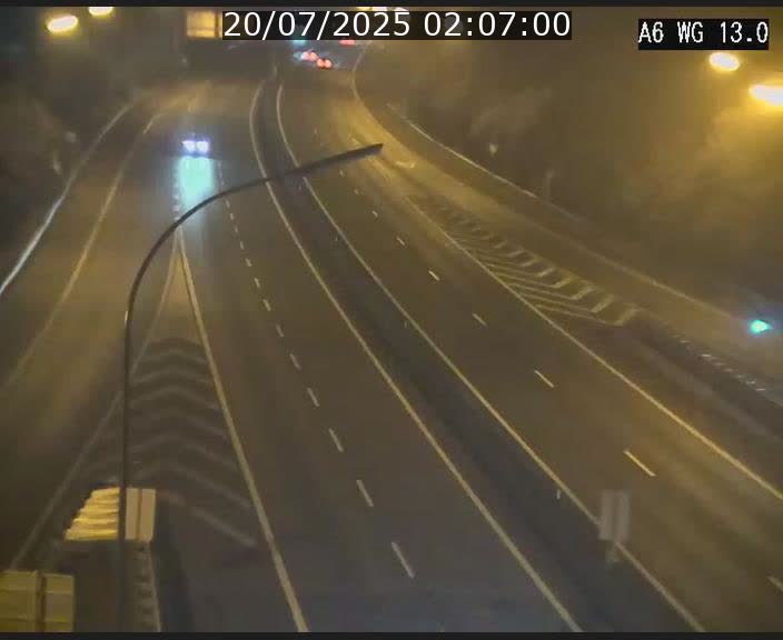 Traffic live webcam Luxembourg Mamer - A6 - BK 13 - direction Luxembourg/France/Allemagne