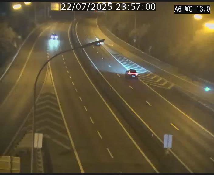 Traffic live webcam Luxembourg Mamer - A6 - BK 13 - direction Luxembourg/France/Allemagne