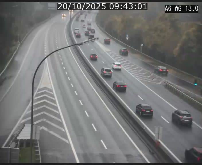 Traffic live webcam Luxembourg Mamer - A6 - BK 13 - direction Luxembourg/France/Allemagne