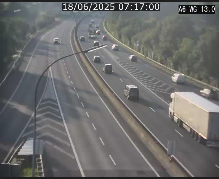<h2>Traffic live webcam Luxembourg Mamer - A6 - BK 13 - direction Luxembourg/France/Allemagne</h2>