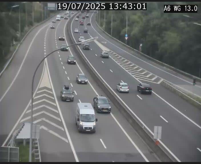 <h2>Traffic live webcam Luxembourg Mamer - A6 - BK 13 - direction Luxembourg/France/Allemagne</h2>