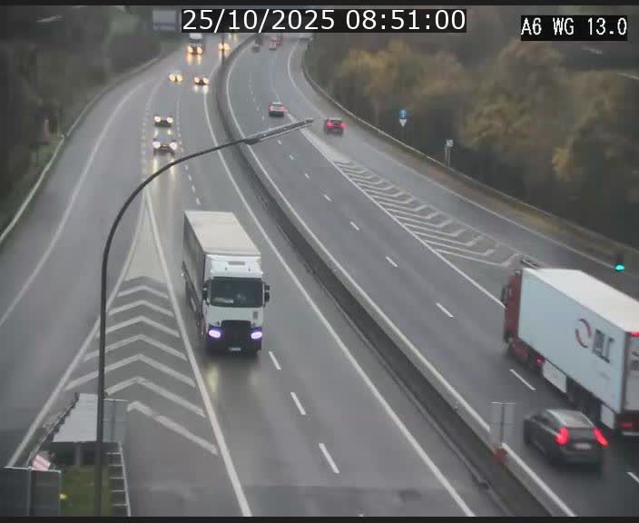 <h2>Traffic live webcam Luxembourg Mamer - A6 - BK 13 - direction Luxembourg/France/Allemagne</h2>