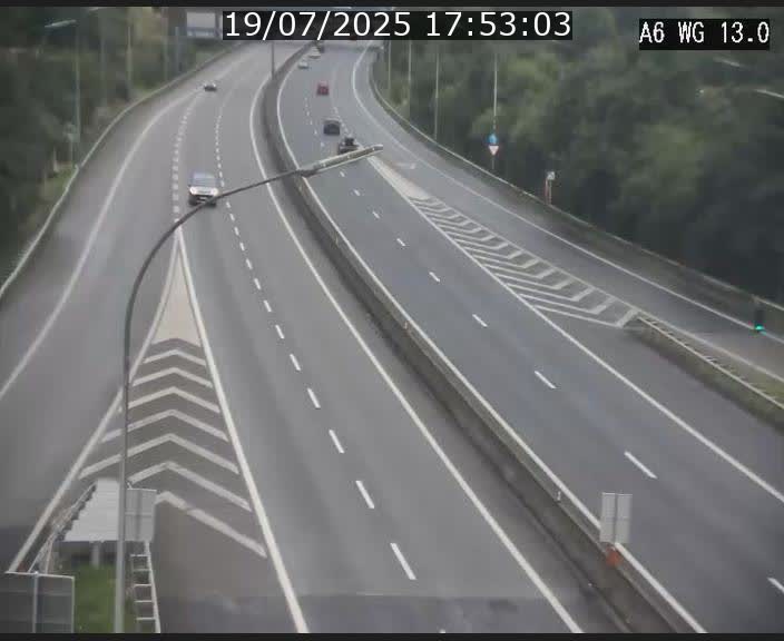<h2>Traffic live webcam Luxembourg Mamer - A6 - BK 13 - direction Luxembourg/France/Allemagne</h2>