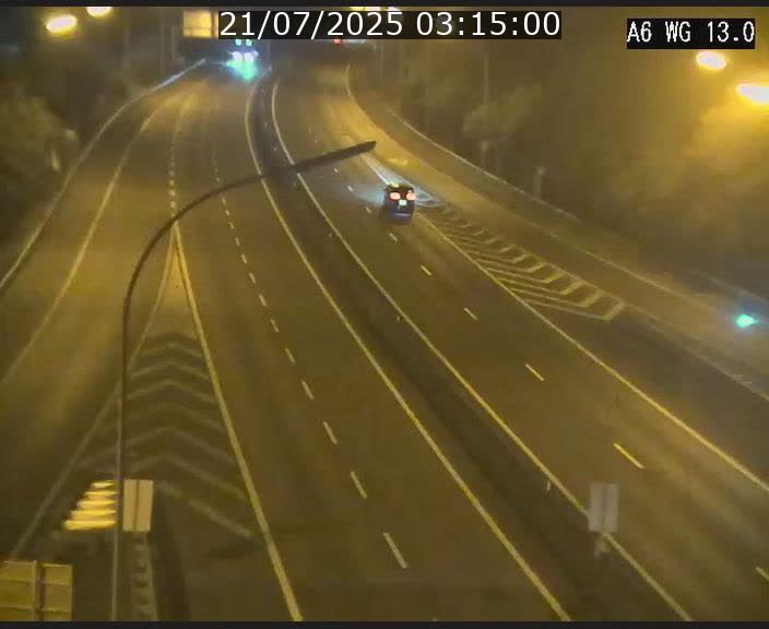 <h2>Traffic live webcam Luxembourg Mamer - A6 - BK 13 - direction Luxembourg/France/Allemagne</h2>
