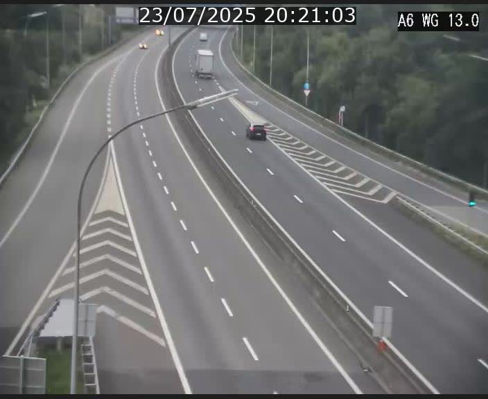 <h2>Traffic live webcam Luxembourg Mamer - A6 - BK 13 - direction Luxembourg/France/Allemagne</h2>